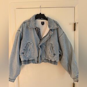BDG denim puffer jacket. Size M